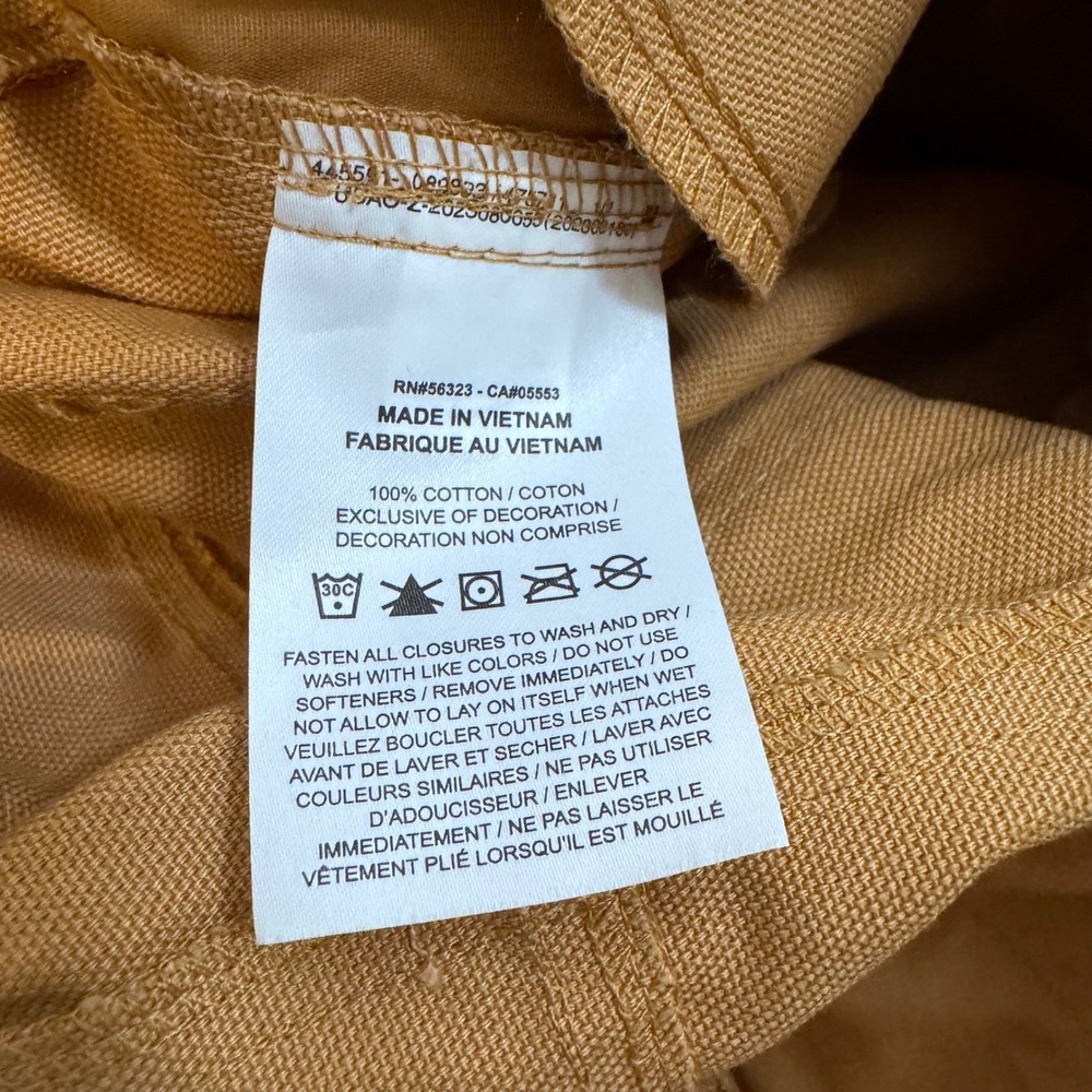 Nike Kids Ale Brown Canvas Carpenter Pants Wide Leg Utility Youth M - Picture 4 of 7